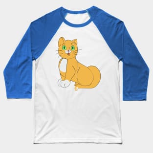 Cute Red Kitty Baseball T-Shirt